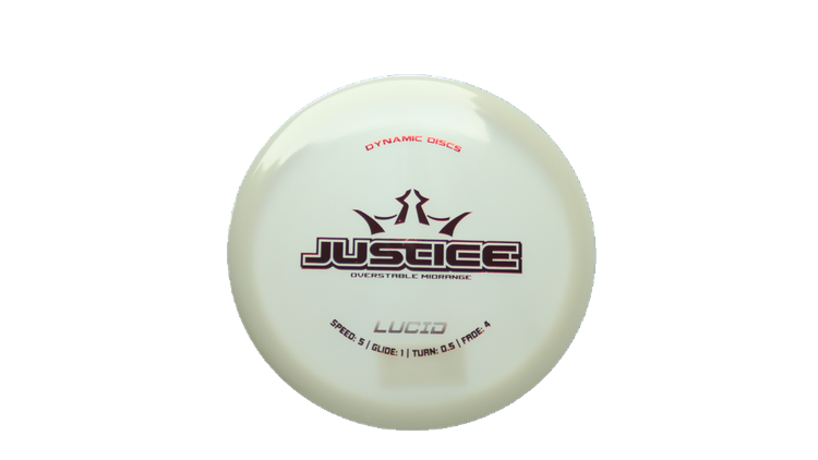 Dynamic Discs Lucid Justice Midrange Front View