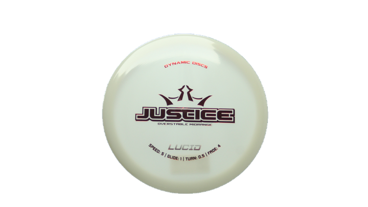 Dynamic Discs Lucid Justice Midrange Front View