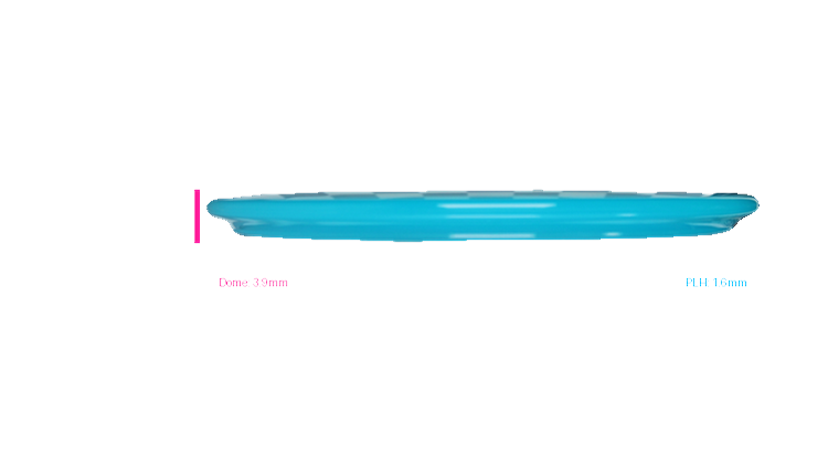 Dynamic Discs Lucid Justice Midrange Profile View