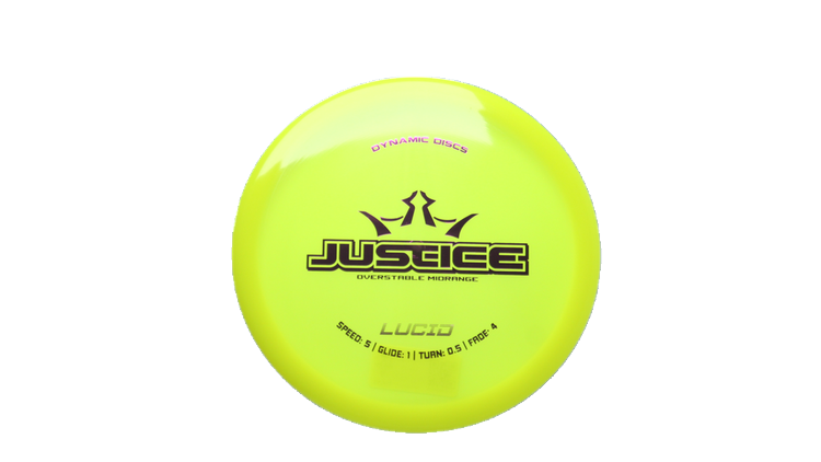Dynamic Discs Lucid Justice Midrange Front View