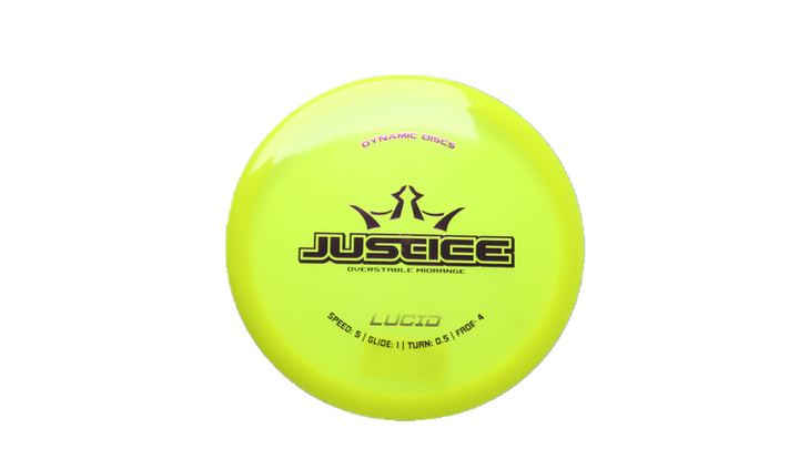 Dynamic Discs Lucid Justice Midrange Front View