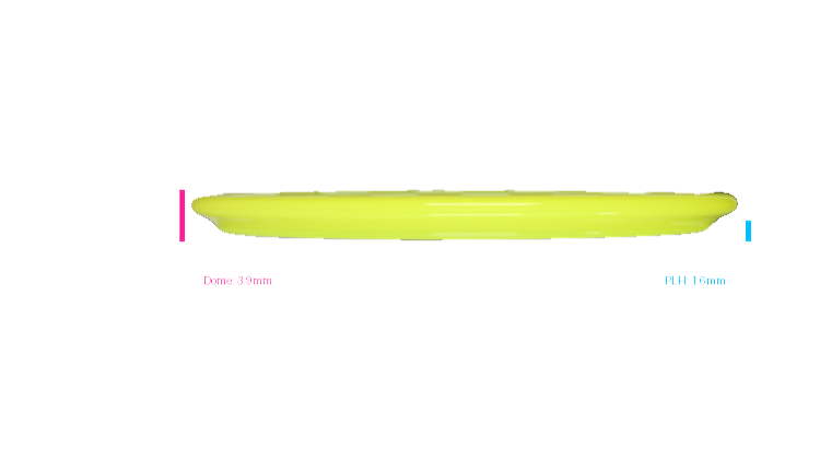 Dynamic Discs Lucid Justice Midrange Profile View