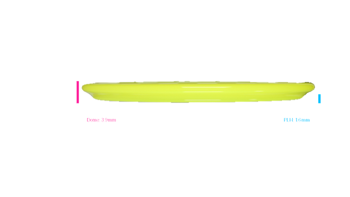 Dynamic Discs Lucid Justice Midrange Profile View