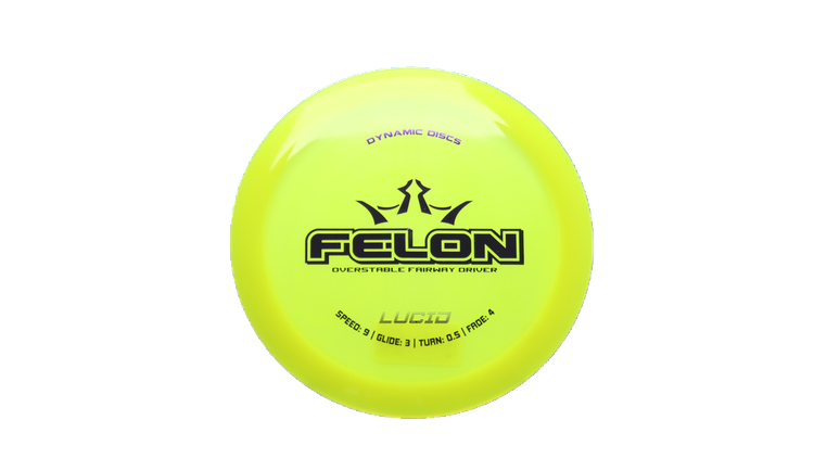 Dynamic Discs Lucid Felon Fairway Driver Front View