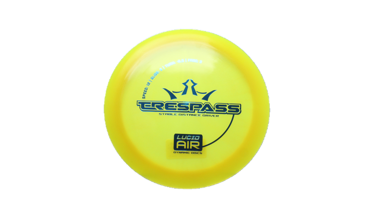 Dynamic Discs Lucid Air Trespass Distance Driver Front View