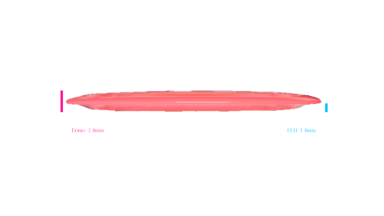 Dynamic Discs Lucid Air Trespass Distance Driver Profile View