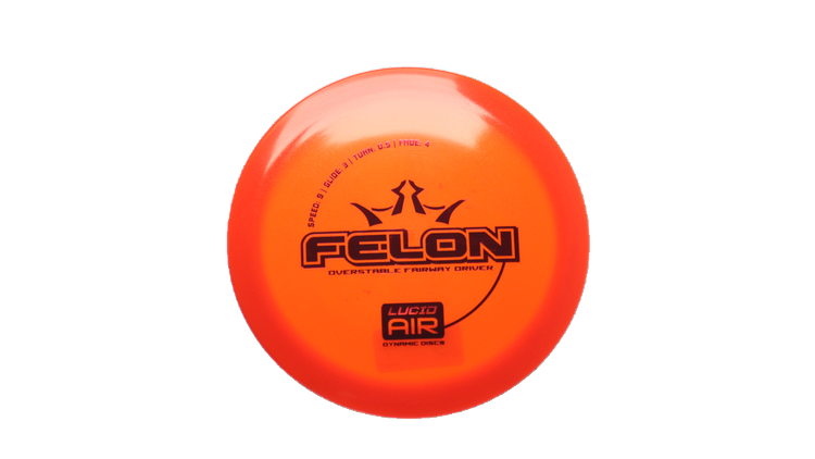 Dynamic Discs Lucid Air Felon Fairway Driver Front View
