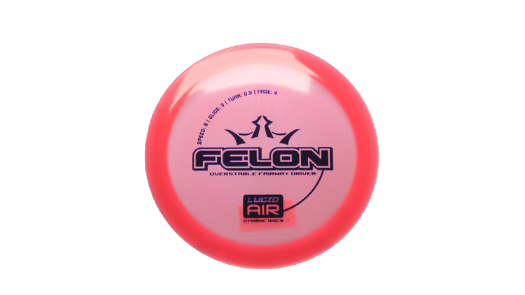 Dynamic Discs Lucid Air Felon Fairway Driver Front View