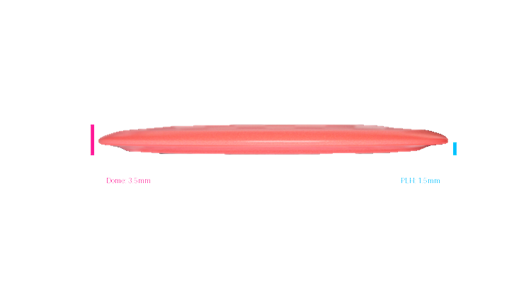 Dynamic Discs Lucid Air Breakout Fairway Driver Profile View