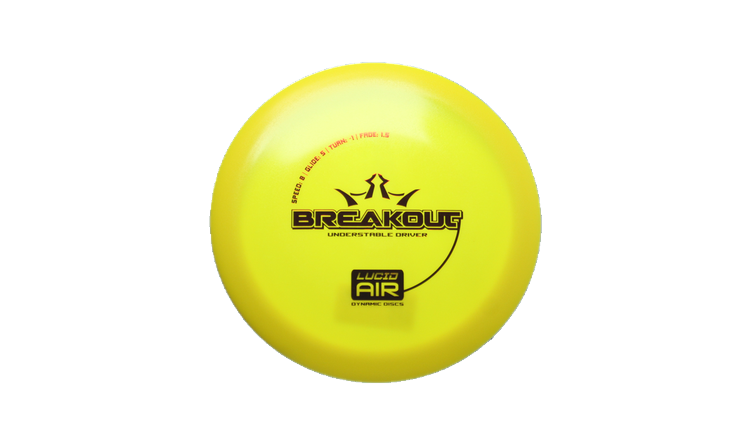 Dynamic Discs Lucid Air Breakout Fairway Driver Front View