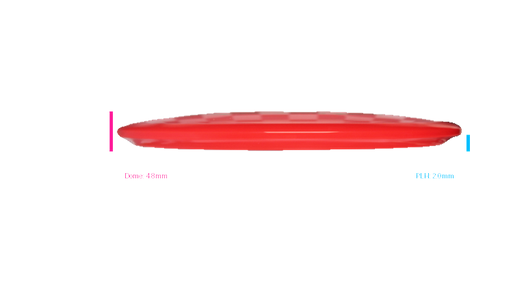 Dynamic Discs Fuzion Truth Midrange Profile View