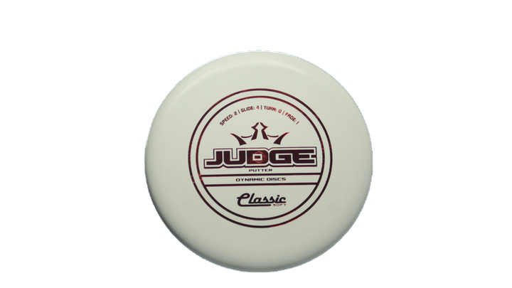 Dynamic Discs Classic Soft Judge Putter Front View