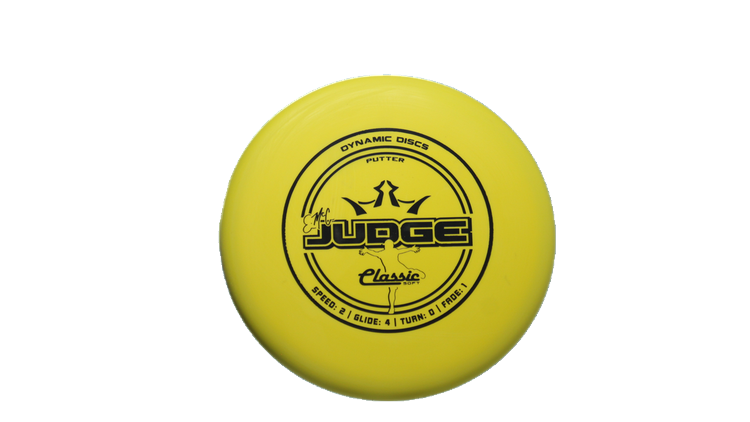 Dynamic Discs Classic Soft Emac Judge Putter Front View
