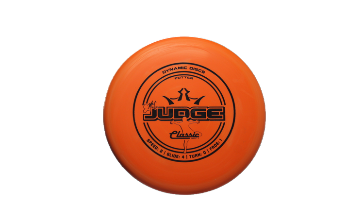 Dynamic Discs Classic Soft Emac Judge Putter Front View