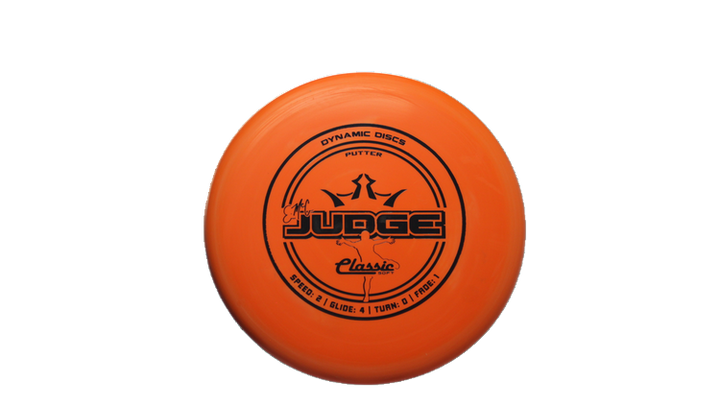 Dynamic Discs Classic Soft Emac Judge Putter Front View