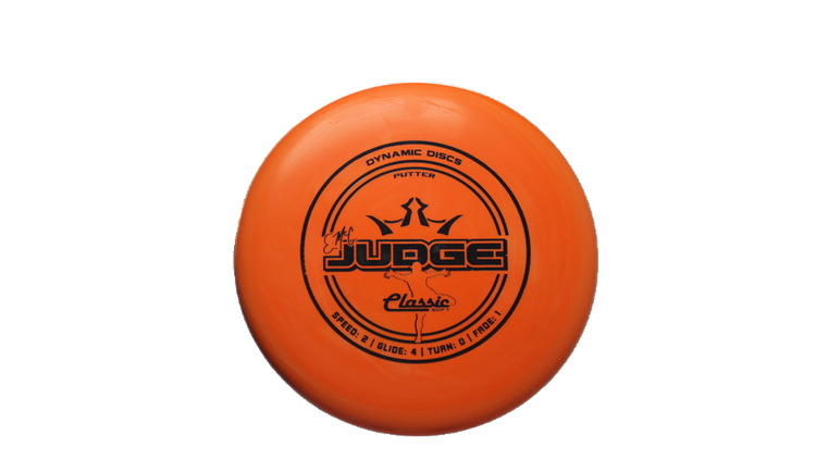 Dynamic Discs Classic Soft Emac Judge Putter Front View