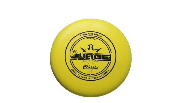 Dynamic Discs Classic Soft Emac Judge Putter Front View