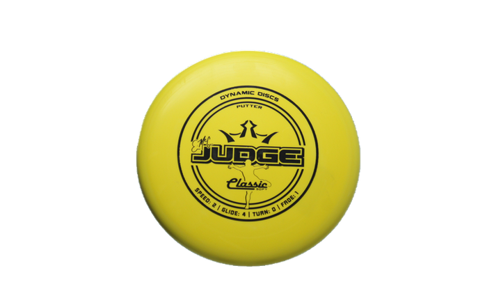 Dynamic Discs Classic Soft Emac Judge Putter Front View