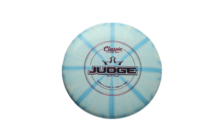 Dynamic Discs Classic Blend Burst Judge Putter Front View