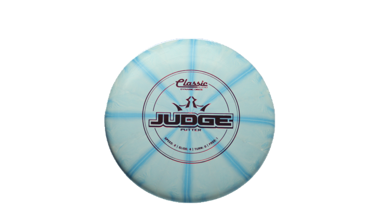 Dynamic Discs Classic Blend Burst Judge Putter Front View