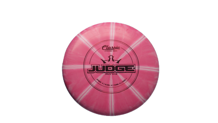 Dynamic Discs Classic Blend Burst Judge Putter Front View