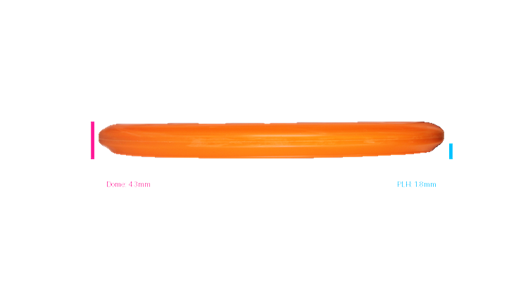 Latitude 64 Zero Medium Peak Putter Profile View