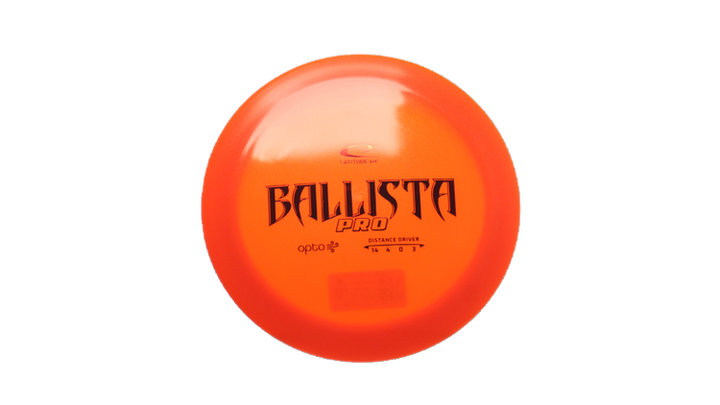 Latitude 64 Opto Air Ballista Pro Distance Driver Front View