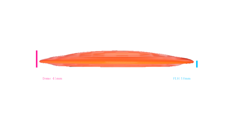 Latitude 64 Opto Air Ballista Pro Distance Driver Profile View