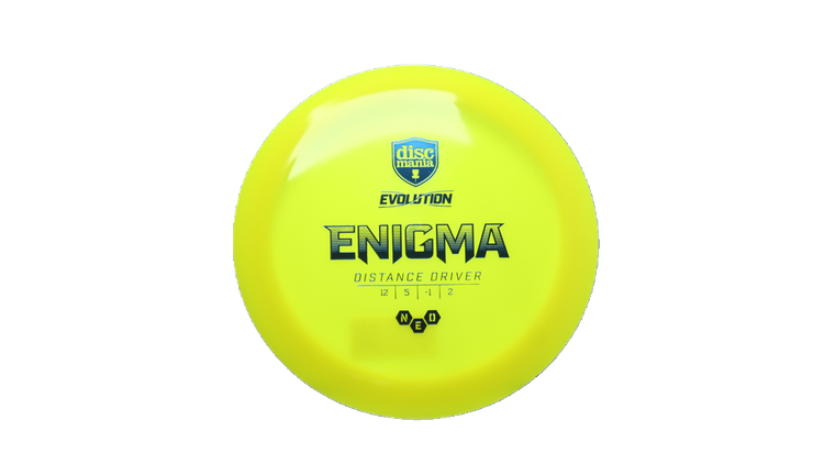 Discmania Neo Enigma Distance Driver Front View