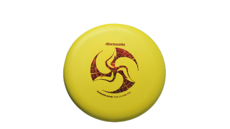 Discmania Gannon Buhr Huk Lab Collaboration Flex 2 D-Line P2X Putter Front View