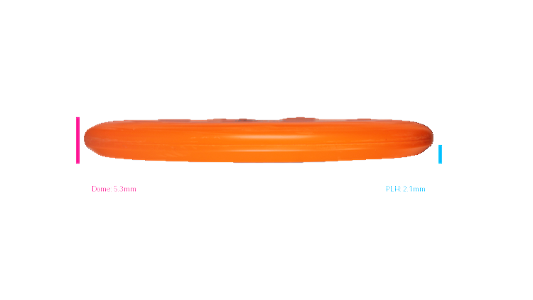 Discmania Flex 2 D-Line P2 Putter Profile View