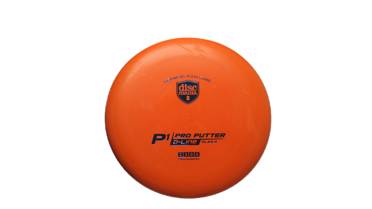 Discmania Flex 2 D-Line P1 Putter Front View