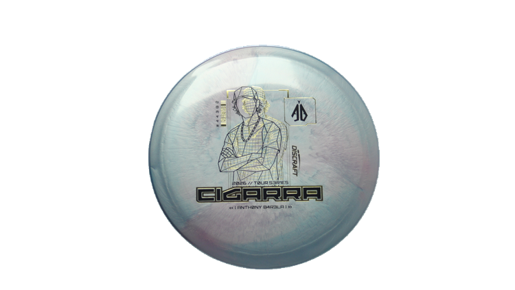 Discraft 2026 Anthony Barela Tour Series Titanium Cigarra Fairway Driver Front View