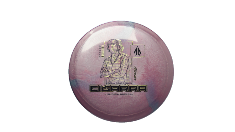 Discraft 2026 Anthony Barela Tour Series Titanium Cigarra Fairway Driver Front View