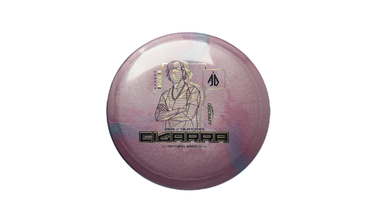 Discraft 2026 Anthony Barela Tour Series Titanium Cigarra Fairway Driver Front View