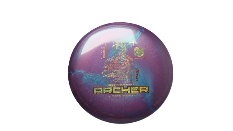 Discraft 2026 Austin Turner Tour Series Titanium Archer Midrange Front View