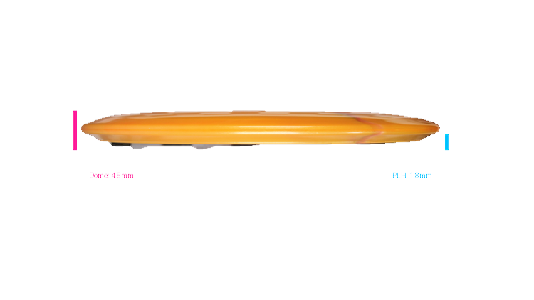 Discraft 2026 Austin Turner Tour Series Titanium Archer Midrange Profile View