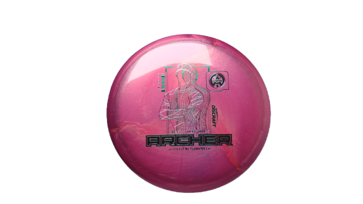 Discraft 2026 Austin Turner Tour Series Titanium Archer Midrange Front View