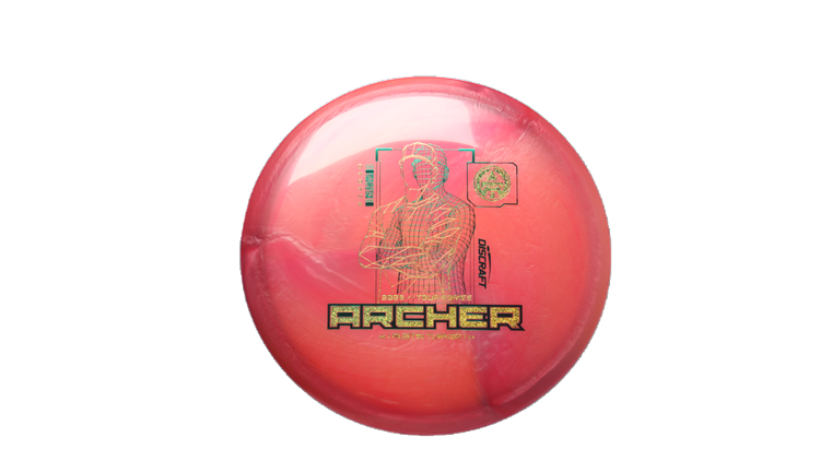 Discraft 2026 Austin Turner Tour Series Titanium Archer Midrange Front View