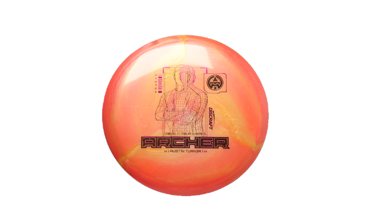 Discraft 2026 Austin Turner Tour Series Titanium Archer Midrange Front View