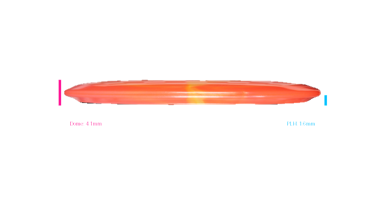 Discraft 2026 Austin Turner Tour Series Titanium Archer Midrange Profile View