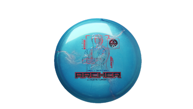 Discraft 2026 Austin Turner Tour Series Titanium Archer Midrange Front View