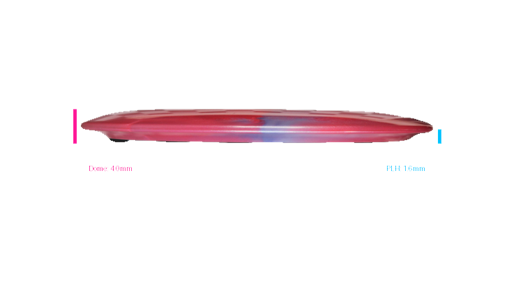 Discraft 2026 Paige Pierce Tour Series Titanium Passion Fairway Driver Profile View