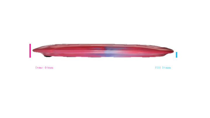Discraft 2026 Paige Pierce Tour Series Titanium Passion Fairway Driver Profile View