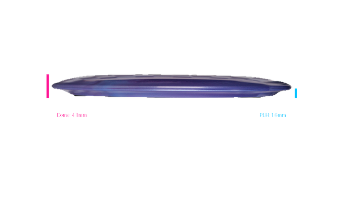 Discraft 2026 Paige Pierce Tour Series Titanium Passion Fairway Driver Profile View