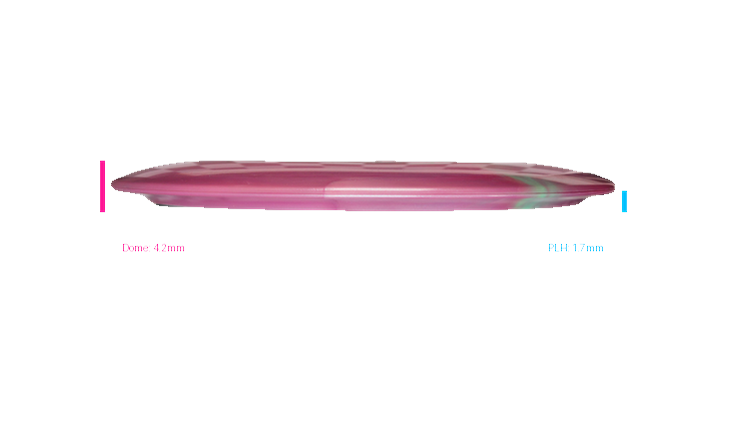 Discraft 2026 Paige Pierce Tour Series Titanium Passion Fairway Driver Profile View