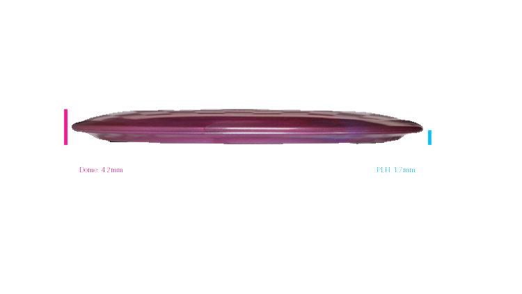 Discraft 2026 Paige Pierce Tour Series Titanium Passion Fairway Driver Profile View