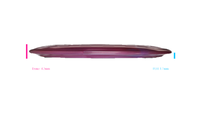 Discraft 2026 Paige Pierce Tour Series Titanium Passion Fairway Driver Profile View