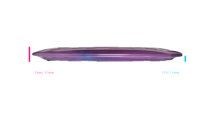 Discraft 2026 Paige Pierce Tour Series Titanium Passion Fairway Driver Profile View