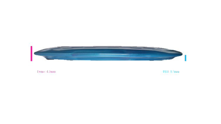 Discraft 2026 Paige Pierce Tour Series Titanium Passion Fairway Driver Profile View